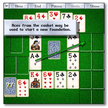 Solitaire City for Palm&nbsp;OS&reg; : Screenshot