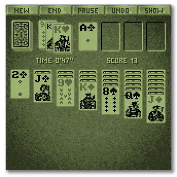Solitaire City for Palm&nbsp;OS&reg; : Screenshot
